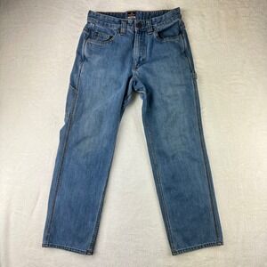 Ridgecut Carpenter Jeans Mens Straight 30x30 Blue Workwear Denim Cotton Blend